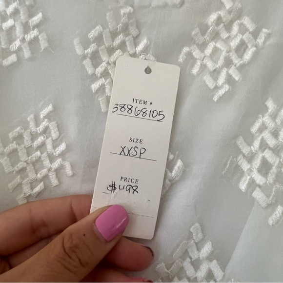 Embroidered Cypress Maxi Dress Ruffle Tiered XXSP - Picture 10 of 11